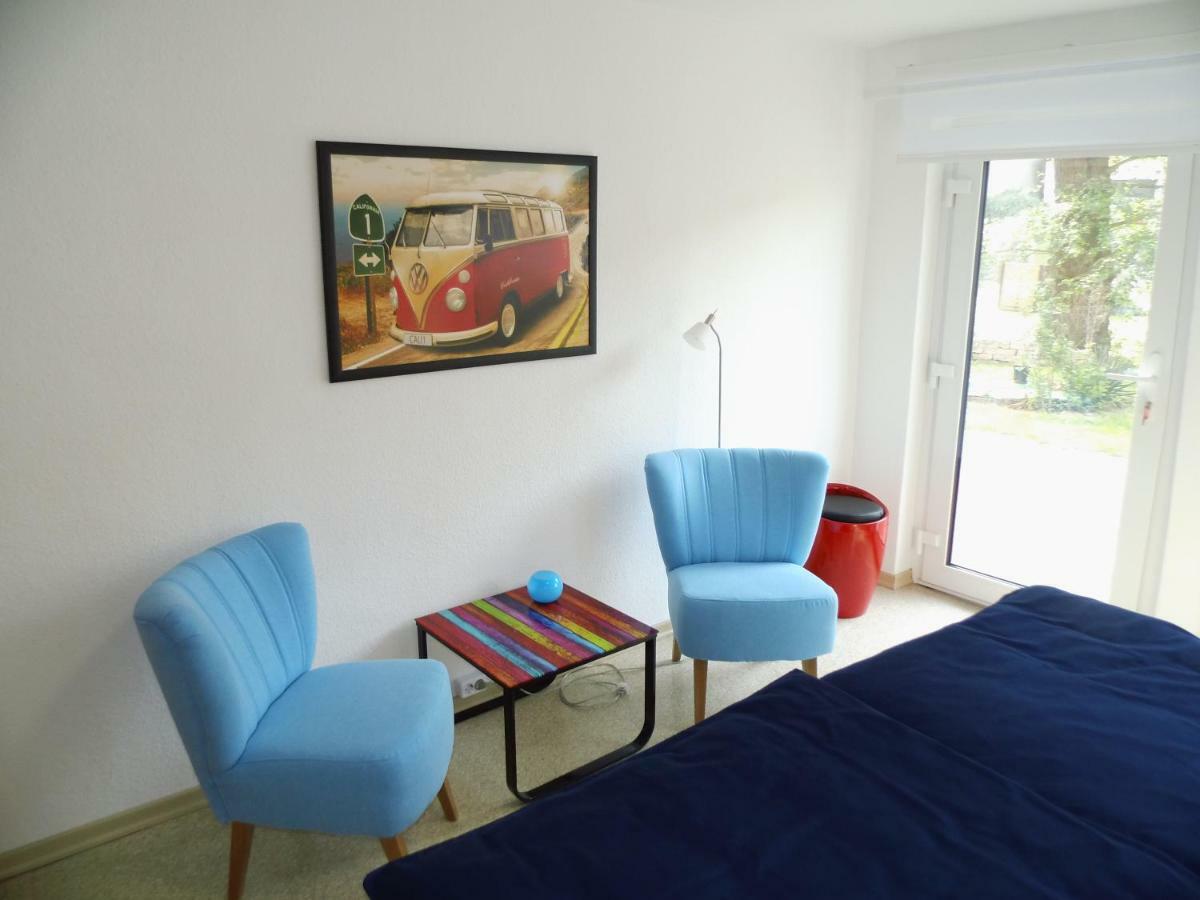 Ferienwohnung Am Rennsteig Bei Eisenach - Ilona Schmidt Wolfsburg-Unkeroda المظهر الخارجي الصورة